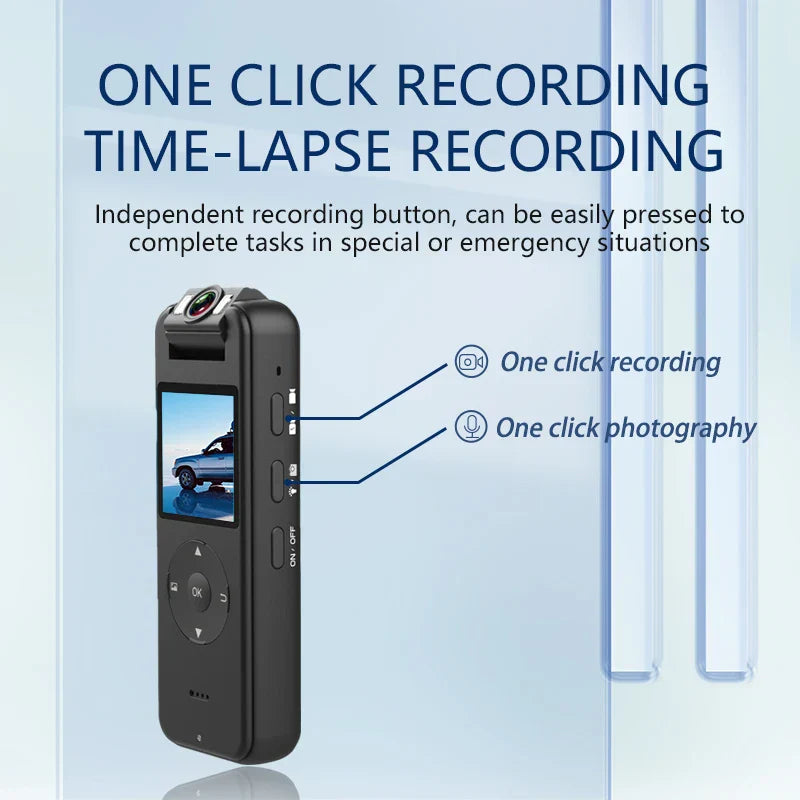 4K HD Camcorder Night Vision Law Enforcement Recorder