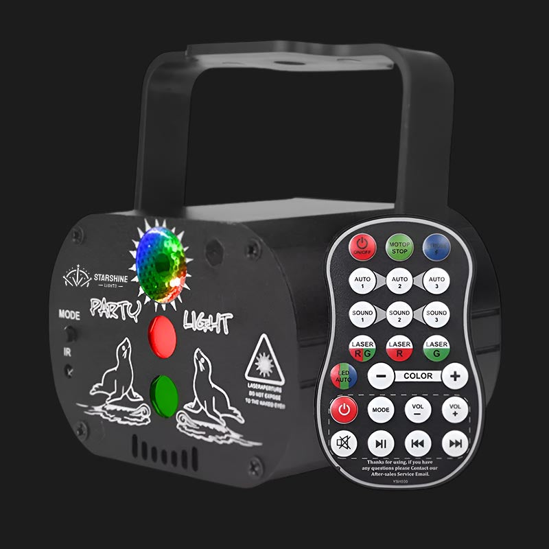 C3 Rechargeable Christmas Laser Lights 60 Patterns Sound Activated