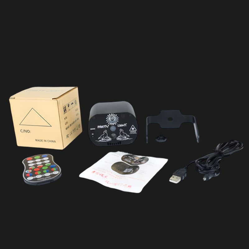 C3 Rechargeable Christmas Laser Lights 60 Patterns Sound Activated