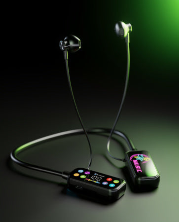 Awazup M36 Ultra ~ Digital Display Wireless Neckband