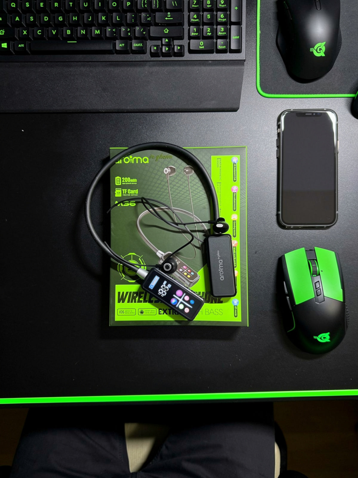 Awazup M36 Ultra ~ Digital Display Wireless Neckband